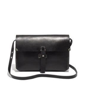 Madewell dover bag black leather crossbody